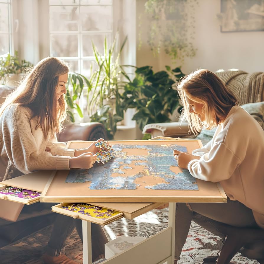 『 Kiboko and 』by Nakoko Amazon.com: Becko US Tilting Puzzle Table with 4 Colored